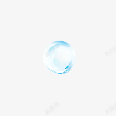 光球水球透明球体psd免抠素材_88icon https://88icon.com 光球 水球 蓝色球体 透明球体