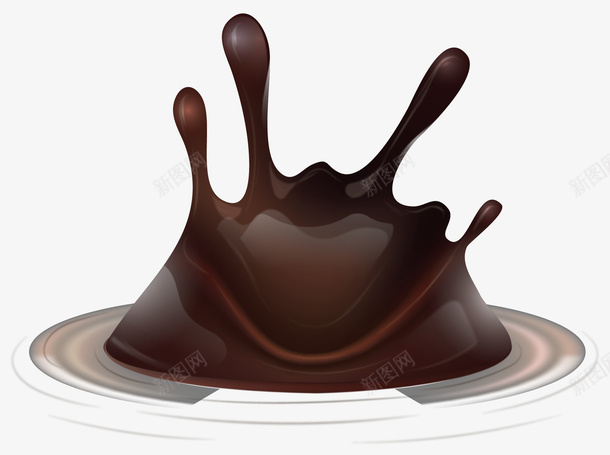 特浓纯正黑巧克力液体矢量图ai免抠素材_88icon https://88icon.com 丝滑巧克力 巧克力 特浓巧克力 矢量png 纯正巧克力 黑巧克力 矢量图