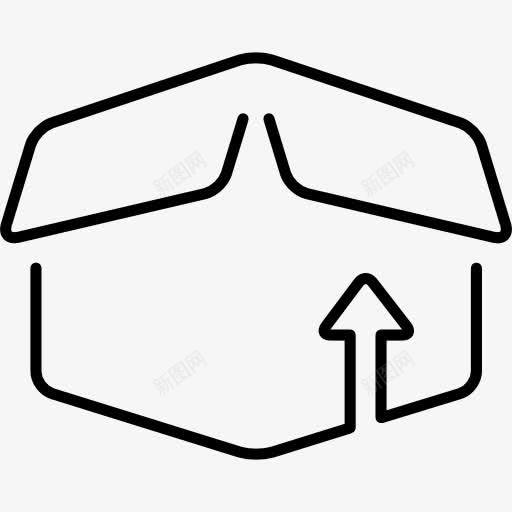 包装盒薄的轮廓图标png免抠素材_88icon https://88icon.com 包装 外形 工具和器具 工具盒 概述 物流