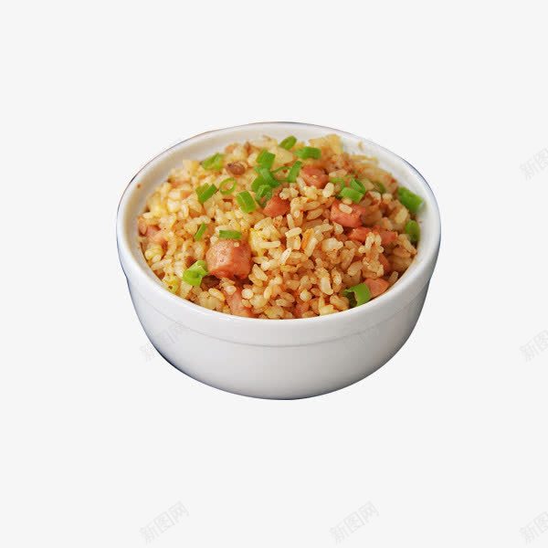 火腿肠鸡蛋炒饭png免抠素材_88icon https://88icon.com 产品实物 家常 粗粮 葱花