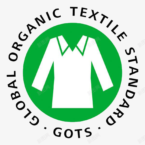 全球有机纺织品标志png免抠素材_88icon https://88icon.com 亲肤舒适 全球 有机 标志 纺织品