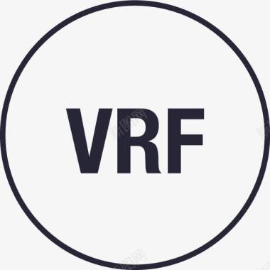 变频一拖多VRF空调系统矢量图图标图标