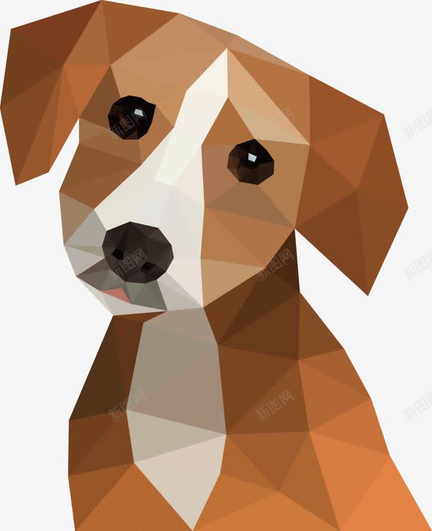 手绘低多边形拉布拉多犬png免抠素材_88icon https://88icon.com 低多边形 可爱 手绘 拉布拉多犬 晶体 狗狗