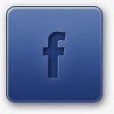 社会媒体网页图标facebook图案图标