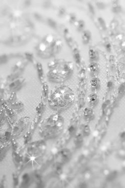 蕾丝珍珠素材蕾丝珍珠装饰面料背景高清图片