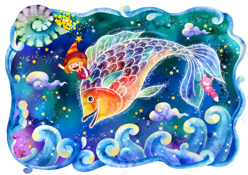 12星座双鱼座卡通童趣童真卡片psd设计背景_88icon https://88icon.com 12星座 卡片 卡通 双鱼座 塔罗牌 小鱼 童真 童趣