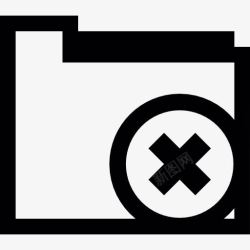 删除容器文件夹取消按钮图标高清图片