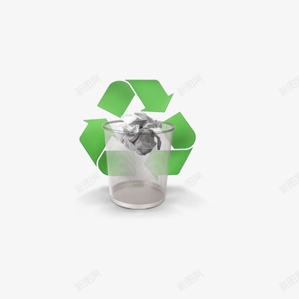 垃圾桶png免抠素材_88icon https://88icon.com 垃圾桶 废物利用 环保