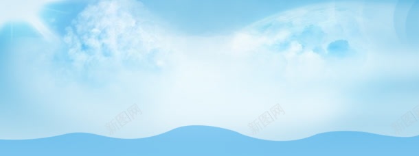 简约蓝色背景背景