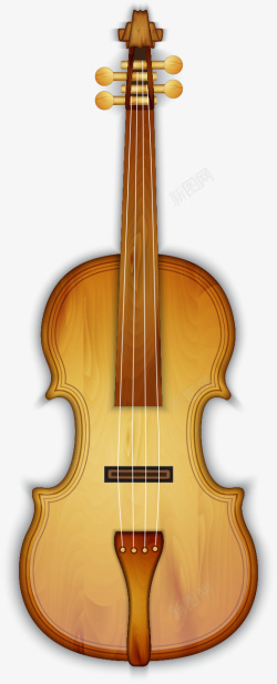 提琴乐器矢量图素材