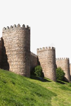 古城墙景区唯美阿维拉古城墙高清图片
