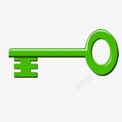 绿色钥匙素材