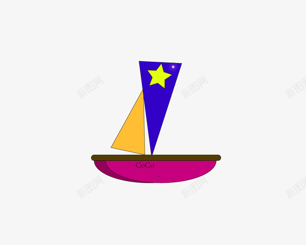 一个可爱的小姑娘可可画了一条属于她的小船矢量图ai免抠素材_88icon https://88icon.com 可爱 小船 纯真 自由 矢量图