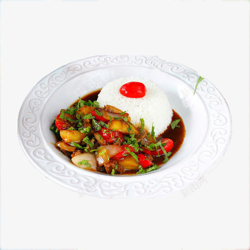 带鱼烧饭png免抠素材_88icon https://88icon.com 传统美食 圣女果 家常菜 带鱼 盘子 米饭 红烧带鱼 美食 鱼