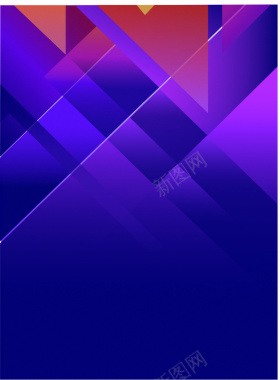 蓝色紫色几何背景矢量背景
