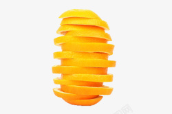 切片的橙子素材