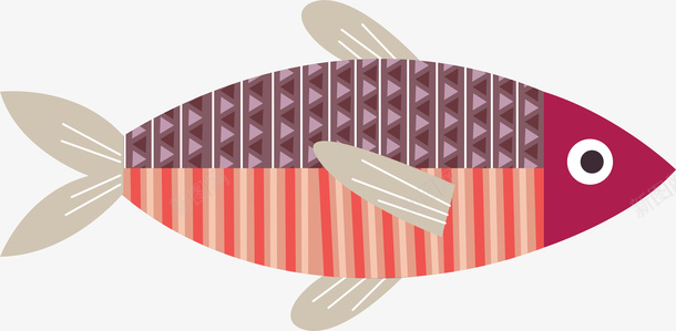 彩色小鱼装饰png免抠素材_88icon https://88icon.com 卡通有趣 小动物 彩色底纹 扁平化 手绘纹理 矢量图案