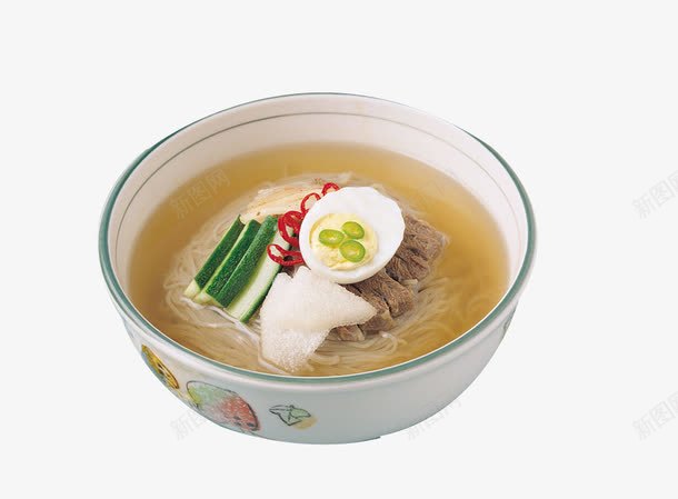 一碗清汤面png免抠素材_88icon https://88icon.com 产品实物 汤 清汤面 美味 面食 食物 鸡蛋