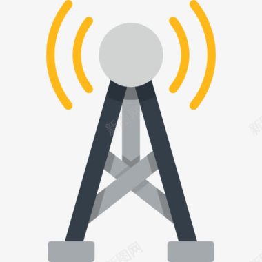 无线网络连接天线图标图标
