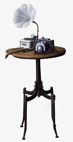 相机机矢量图相机留声机创意古朴高清图片