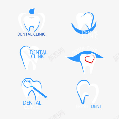 有关牙齿牙齿矢量图图标图标