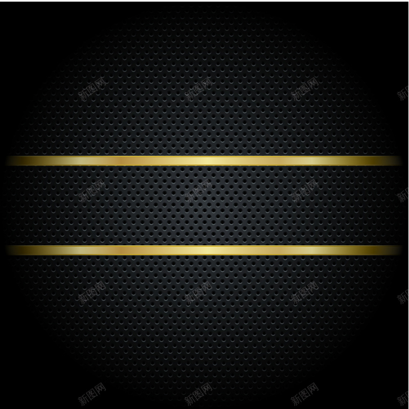 黑色网格金色线条背景矢量图ai设计背景_88icon https://88icon.com 纹理 网格 背景 质感 金色线条 黑色 矢量图