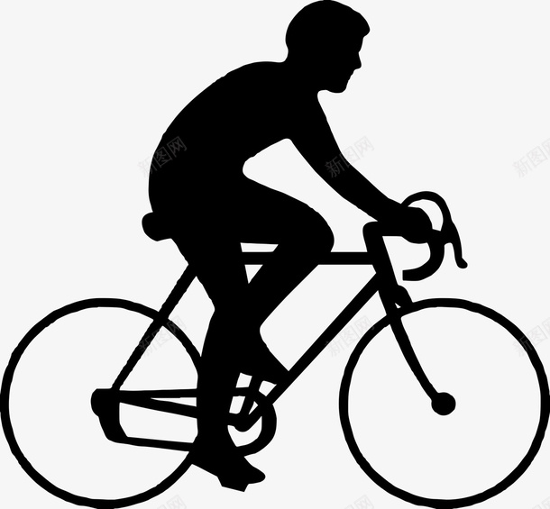 骑着自行车的人物剪影png免抠素材_88icon https://88icon.com 人物 人物剪影 剪影 单车剪影 自行车 黑色 黑色剪影