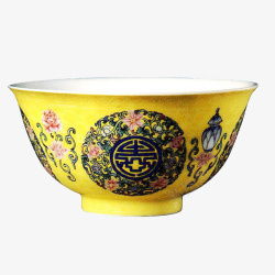 景德镇陶瓷彩釉空碗素材
