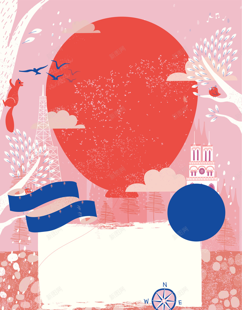 扁平风城市气球做旧广告背景矢量图ai设计背景_88icon https://88icon.com 做旧 几何 城市 扁平 扁平风 气球 渐变 高清矢量背景 矢量图