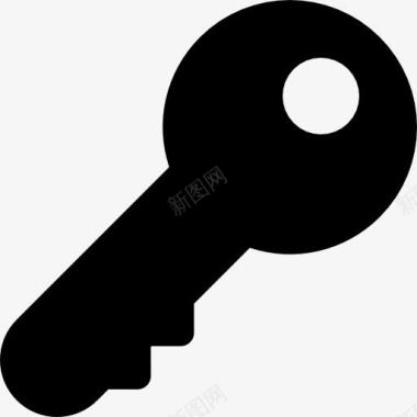 锁小钥匙图标图标