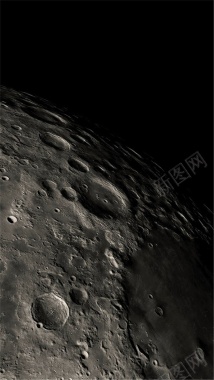 月球表面H5背景背景