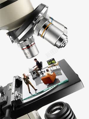 显微镜png免抠素材_88icon https://88icon.com 显微镜下的生活 科学设备 科技产品