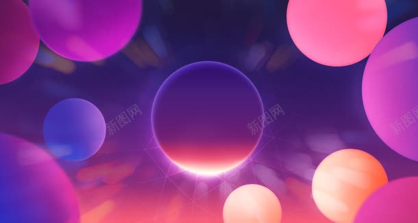 紫粉色晕光式宽屏jpg设计背景_88icon https://88icon.com 粉色