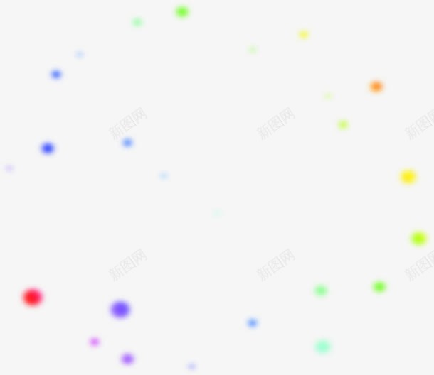 七彩色小点漂浮海报png免抠素材_88icon https://88icon.com 彩色 海报 漂浮