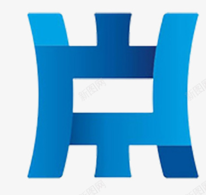 logo中原银行蓝色标志图标图标