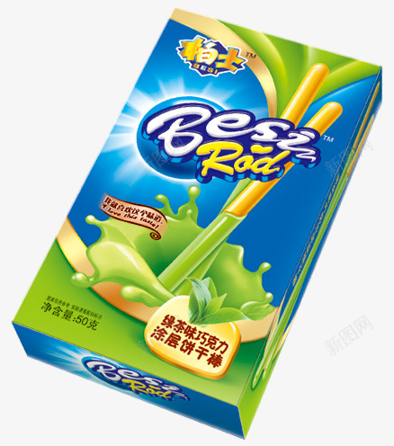 绿茶巧克力棒png免抠素材_88icon https://88icon.com 产品实物 巧克力饼干 绿茶巧克力棒
