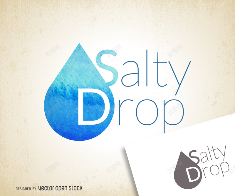 蓝色水滴海报背景矢量图ai设计背景_88icon https://88icon.com 扁平化 水滴 海报 素材 背景 蓝色 矢量图