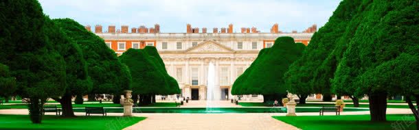 淘宝欧式建筑海报背景背景