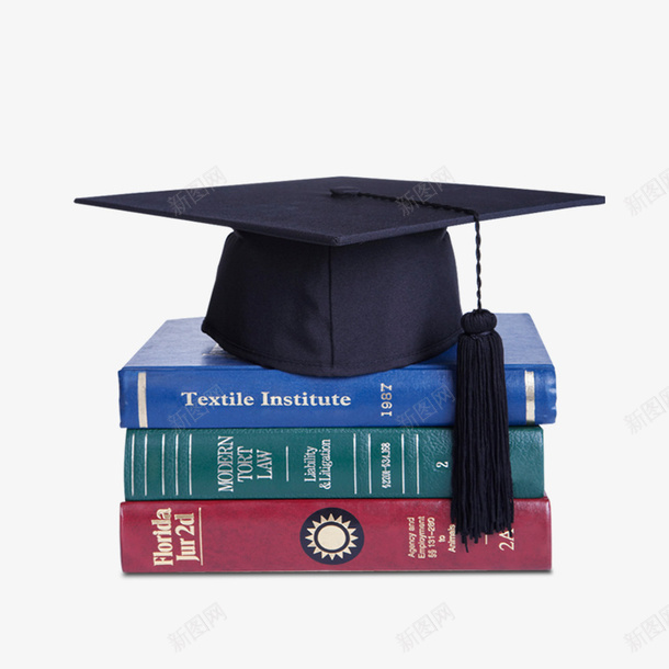 书籍和博士帽png免抠素材_88icon https://88icon.com 书 书籍 博士帽 矢量装饰 装饰 黑色