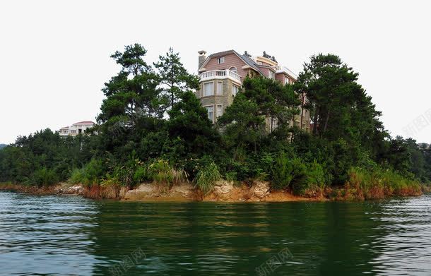 美丽千岛湖png免抠素材_88icon https://88icon.com 名胜古迹 地方景点 实物图 建筑 摄影图 湖畔 自然景观 高清