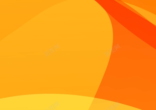 橙色扁平几何海报背景矢量图背景