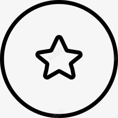 人气明星最喜欢的圆形按钮图标图标