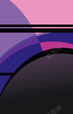 紫色简单线条背景矢量图背景