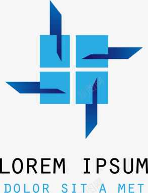 蓝色的蓝色互联网logo图图标图标