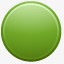 绿色圆形按钮图标图标
