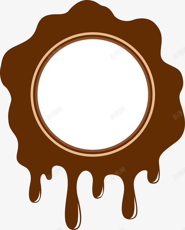 巧克力标签png免抠素材_88icon https://88icon.com 免抠PNG 巧克力标签 巧克力融化效果 巧克力酱 食品标签