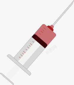 卡通注射器矢量图素材