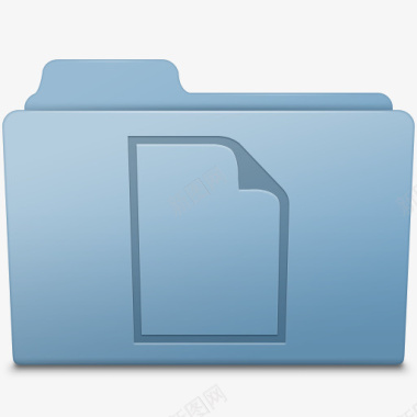 蓝色糖果纸文档文件夹蓝色图标图标