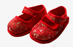 红色童鞋红色儿童女孩鞋子高清图片
