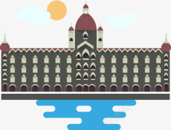 孟买城市插图矢量图素材